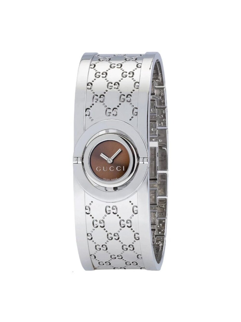 Gucci 112 Twirl stainless steel watch, 112 YA112501, Swiss made, NO RETURN - Picture 2 of 9